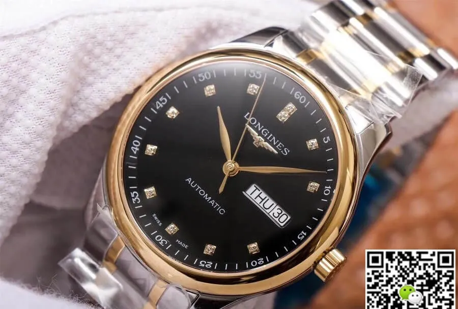 Longines Master Collection L2.755.5.57.7 KY factory 1:1 Best Edition Replica Watch Diamond-Set Bezel